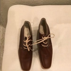 VINTAGE Charles Jourdan Brown Ankle Boots